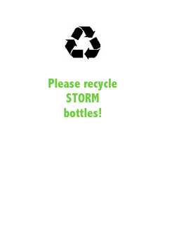 
￼

Please recycle 
STORM 
bottles!

Return for Refund at your nearest Green Depot:
www.mmsb.nf.ca/greendepotspage.htm  
